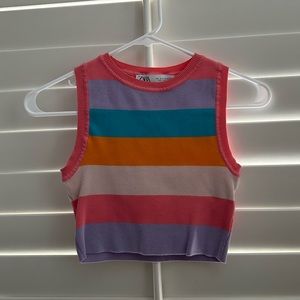 Zara striped tank